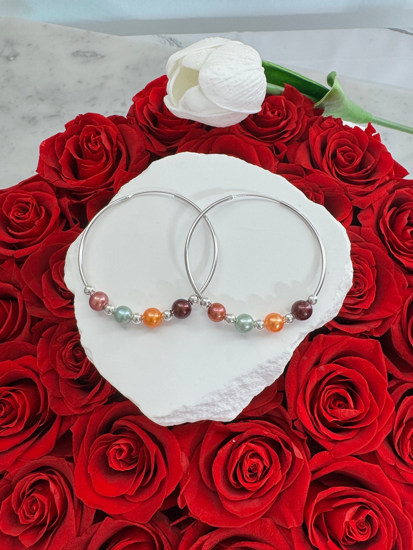 Pearls On A Hoop