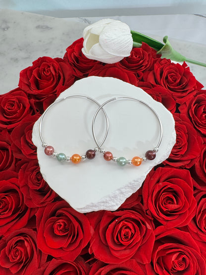 Pearls On A Hoop