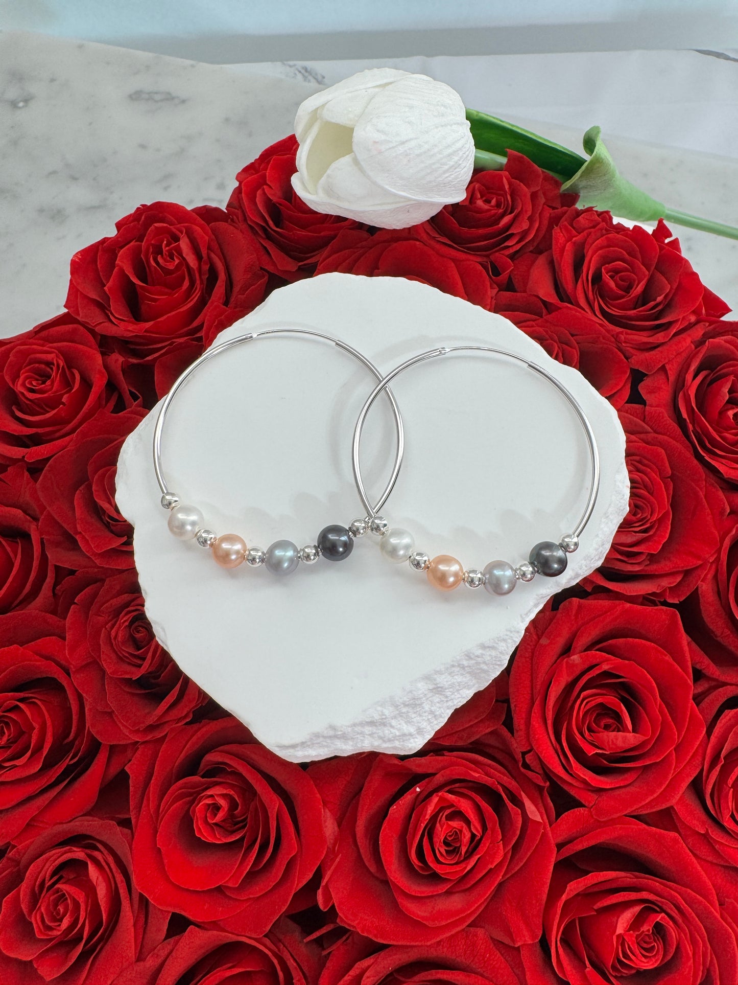 Pearls On A Hoop