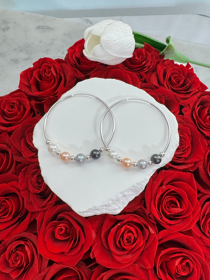 Pearls On A Hoop