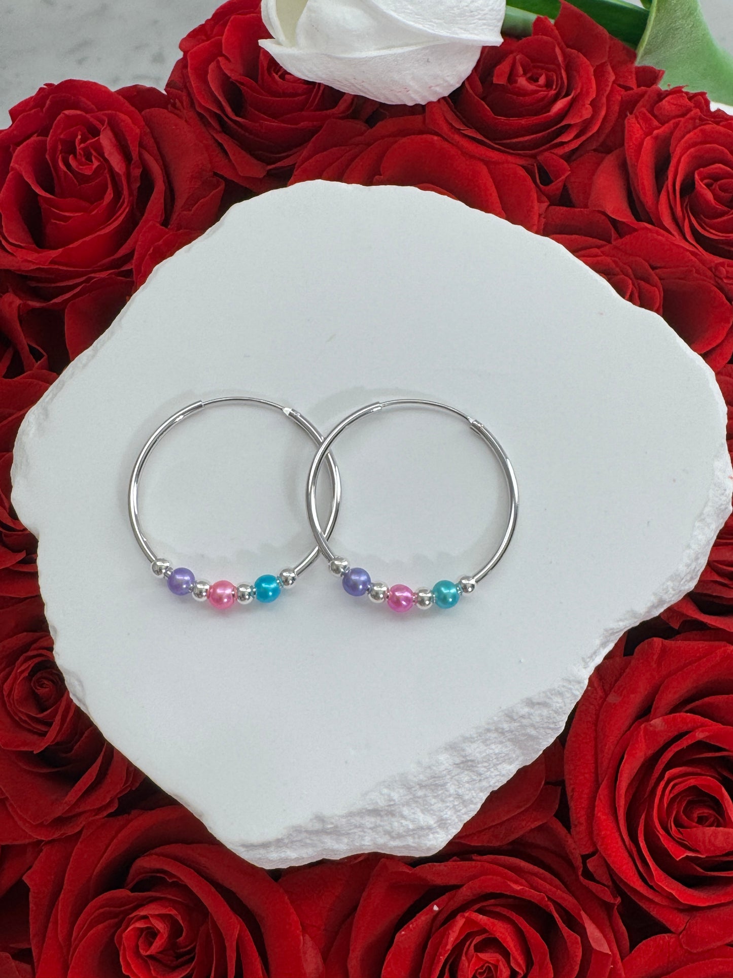 Pearls On A Hoop