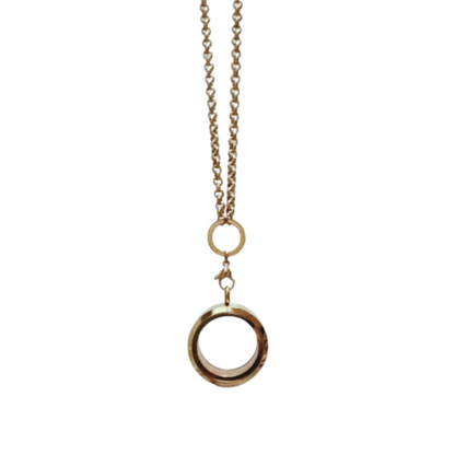 Gold Circle Pearl Cage