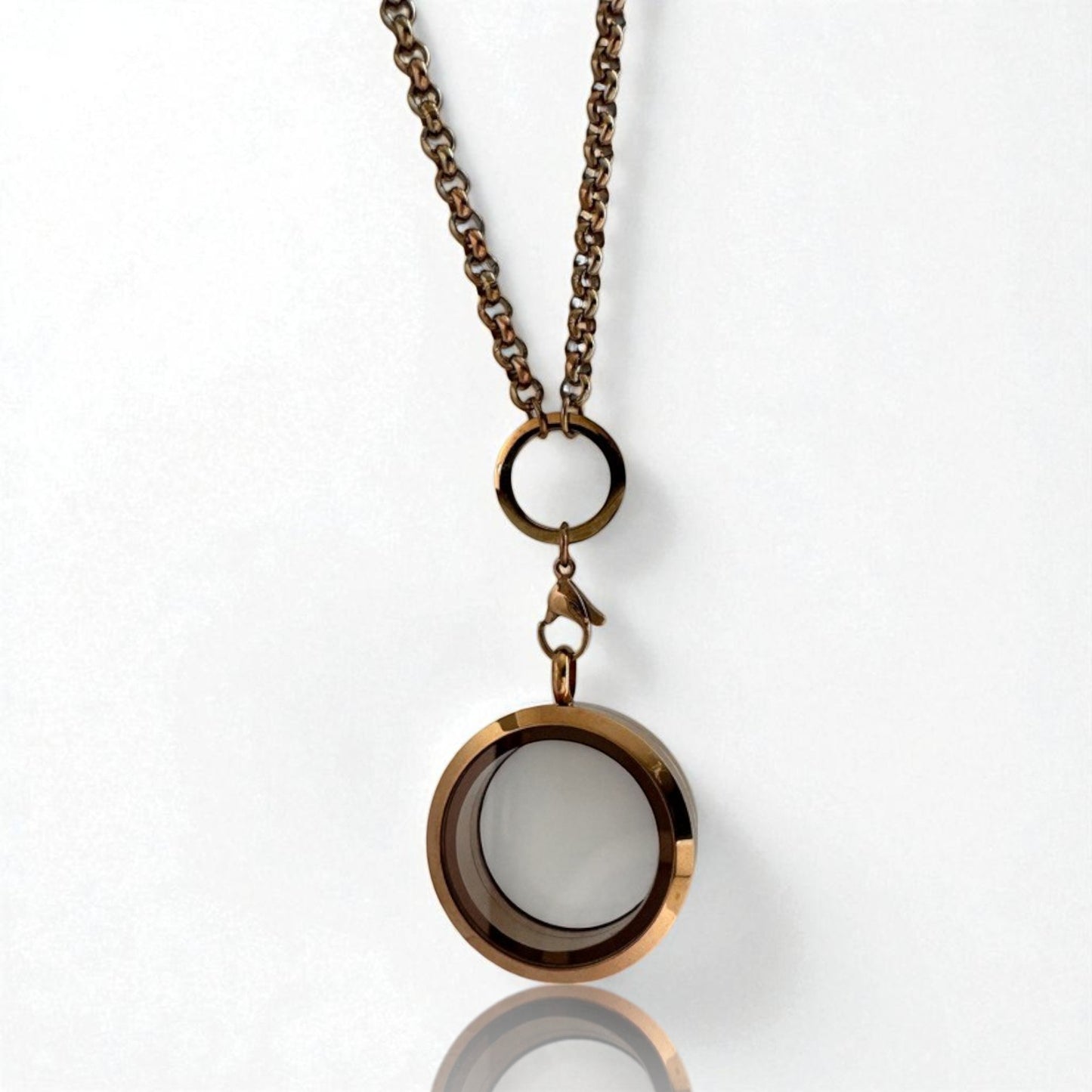 Gold Circle Pearl Cage